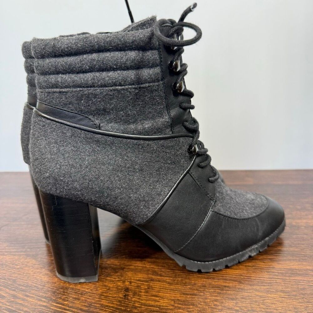 ANTONIO MELANI Grayciee Lace Up Heeled Boot Size 8.5 - Picture 5 of 12